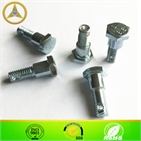 Steel Fastener Grade 8.8 Hex Step Bolt With Flat Head & Hole M8x26+10x10 For Motorcycle,Zinc Plated